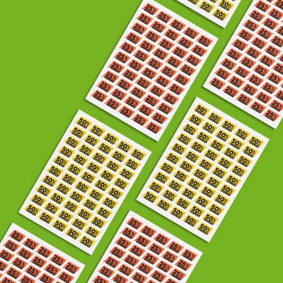sheet labels