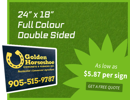 business lawn signs