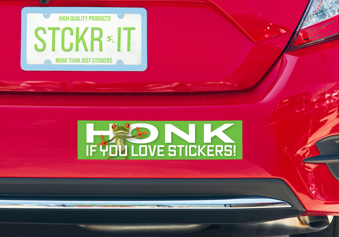 custom stickers for car bumpers