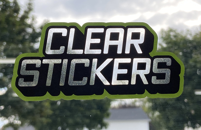 transparent custom stickers